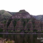 Cliff face along the Snake River.