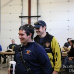 Randy Miller and David Buckley from Colfax Fire and Rescue in the debriefing.