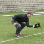 Daniel in pre-game warmups.