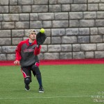 Garrett making a catch.