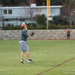 Marc throwing to second.