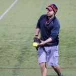 Marc Cussatt pitching.