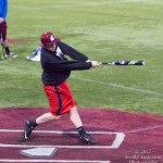 Danny Jones in his swing.