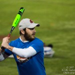 Kelly Smith at the plate.