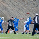 #12 Konnor Kincade throwing the ball
