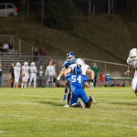 #54 Gabe Westensee tackles Lakeside's player