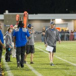 Coach Langerveld on the sidelines.