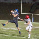 #19 James Pitzer making a catch.