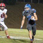 #19 James Pitzer running the ball.